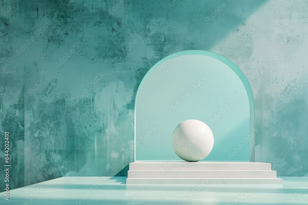 Poster minimalist modern background featuring large copy space.