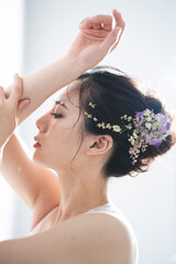 Naklejka premium 花嫁