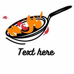 Vintage logo design vector from creative  and a chef's hat, good logo for catering, restaurant name, home cooking, home industry Cooking competition, company brand name Illustration 