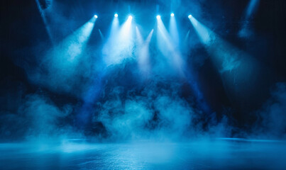 spotlight on stage background-generative aI