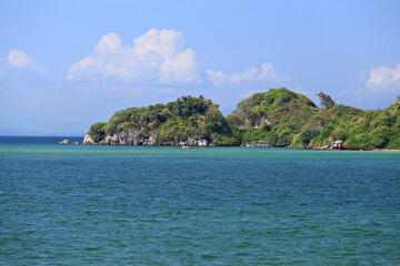 Fototapeta premium Ao Bo Thong Lang or Bo Thong Lang Beach in Bo Thong Lang Prachuap Khiri Khan Province Thailand 