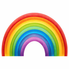 Fototapeta premium a rainbow coloured rainbow is coloured the rainbow