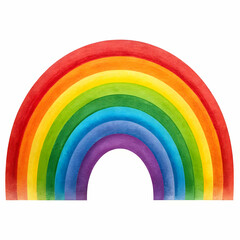 Fototapeta premium a rainbow coloured rainbow is coloured the rainbow