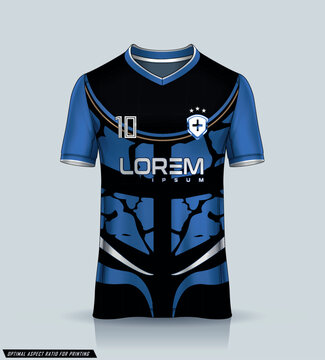 Soccer jersey template sport t shirt design