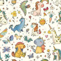 Obraz premium wallpaper, tiles or carpet in a seamless pattern