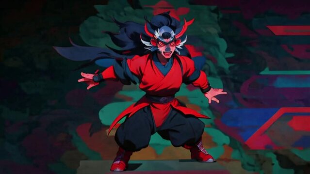 The devil cartoon animation depicts a comical and often hilarious portrayal of a devil character. From its large horns to its long tail, the character is often shown trying to prank or disrupt other m