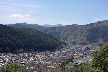 Obraz premium 郡上の城下町