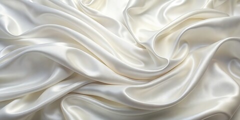 Obraz premium Elegant White Silk Background for Professional Designs