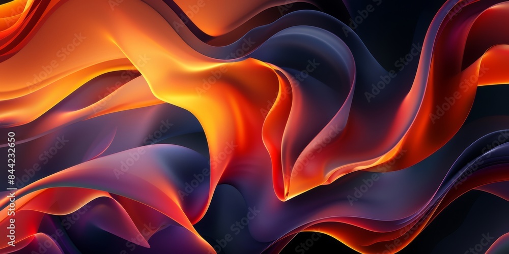 Poster modern background showcasing dynamic abstract designs.
