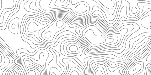 Obraz premium White background and black lines topography contour map. abstract geography curve wave line vector illustration. luxury topography contour map grid pattern backdrop background.