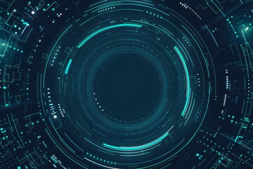 Obraz premium circuit technology background