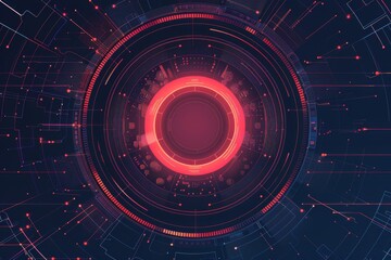 Obraz premium circuit technology background