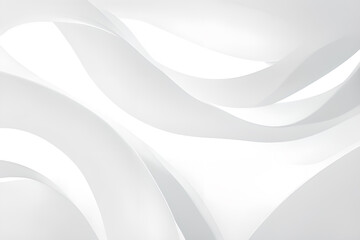 Obraz premium abstract wavy white background