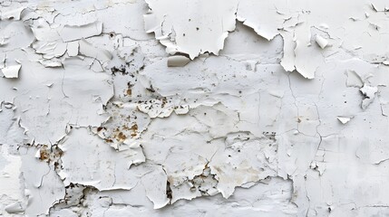 Obraz premium Blank white grunge cement wall texture background, banner, interior design background, banner. 