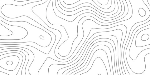 Fototapeta premium White background and black lines topography contour map. abstract geography curve wave line vector illustration. luxury topography contour map grid pattern backdrop background.