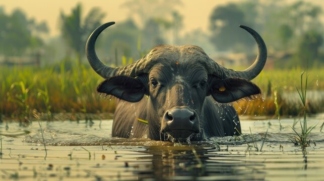 Water buffalo in agriculture
