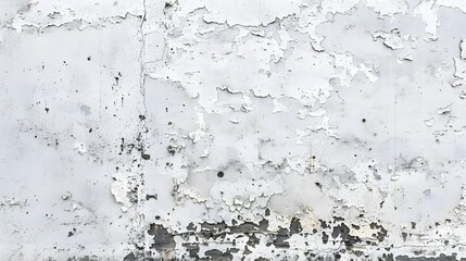 Blank white grunge cement wall texture background, banner, interior design background, banner. 