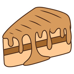 piece of chocolate cake