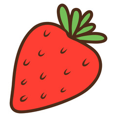 Obraz premium illustration of a strawberry