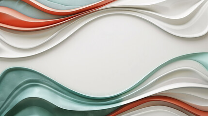 Develop a clean and modern backdrop with a predominantly white surface, offering a clean canvas for various creative projects. Add a touch of elegance with hints of peru, firebrick, and light sea