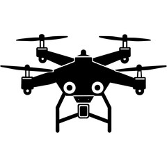 Done camera icon silhouette vector art illustration