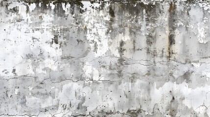 Obraz premium Blank white grunge cement wall texture background, banner, interior design background, banner. 