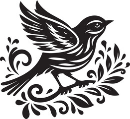 bird silhouette vector 2