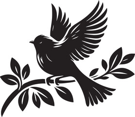 bird silhuette vector 2