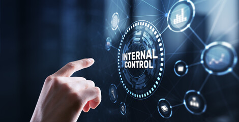 Internal Control. Business, Technology, Internet and network concept