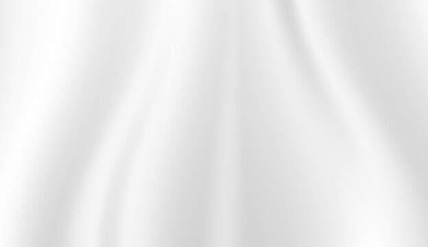 Abstract background, luxurious white fabric or fluid waves or folds of satin silk background. White silk fabric.