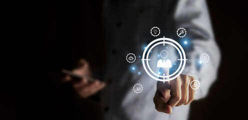 Marketing strategies and marketing plans to penetrate target customers, personal marketing analysis concepts Customer-centric strategy	