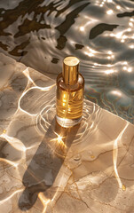 High-End Luxury Gold Kissed Product Shot