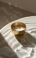 High-End Luxury Gold Kissed Product Shot