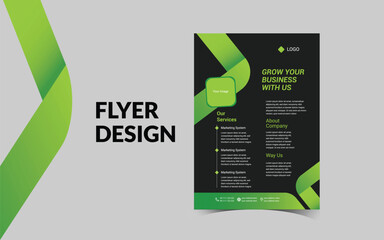 Multipurpose business corporate flyer template