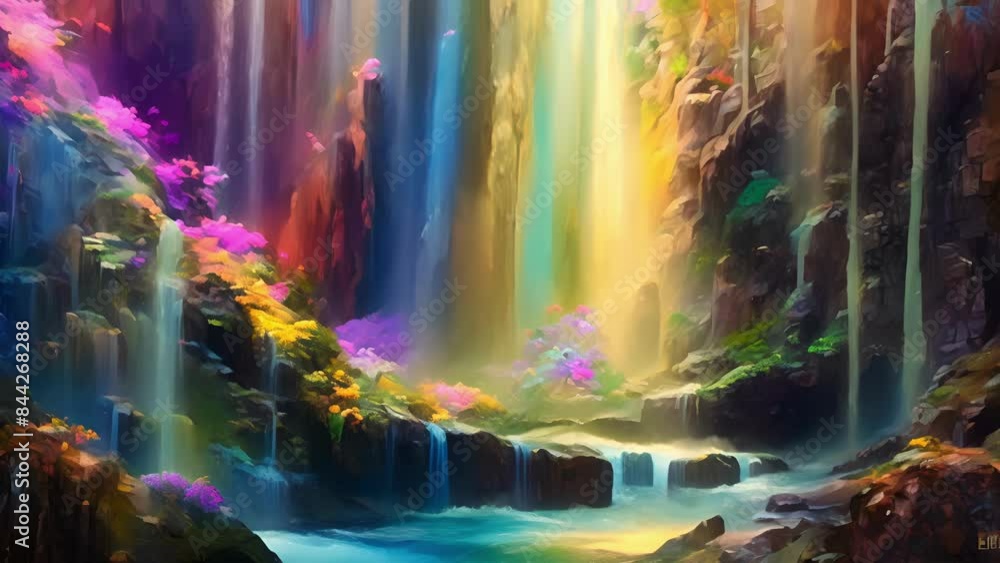 Poster journey through this canyon and experience a kaleidoscope of natural wonders as the walls reflect a 
