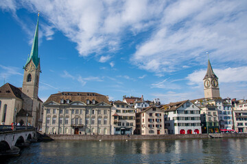 view of the old town of ghent country