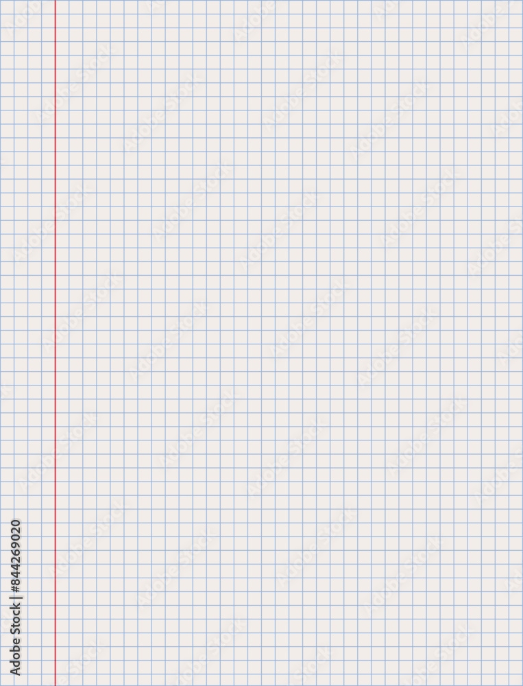 Aufkleber notebook paper background. squared paper sheet background
