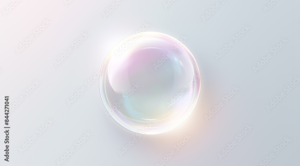 Canvas Prints shining glass sphere background