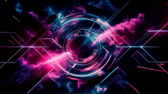 Light, fractal, design, art, motion, wave, illustration, color, space, wallpaper, pattern, energy, glowing, blue, swirl, texture,  animation,, video, mp4, full hd, 4k, new, latest, top, best, high qua