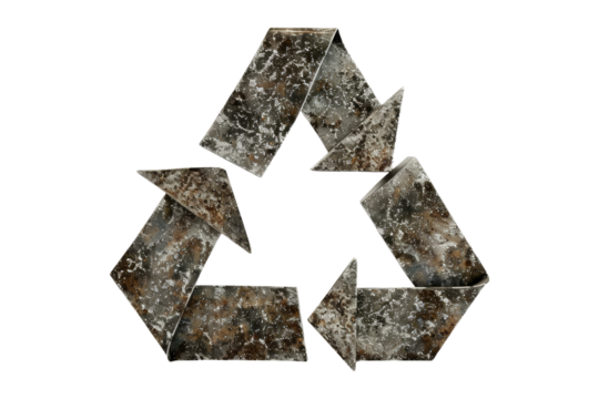 Rusty Recycle Symbol