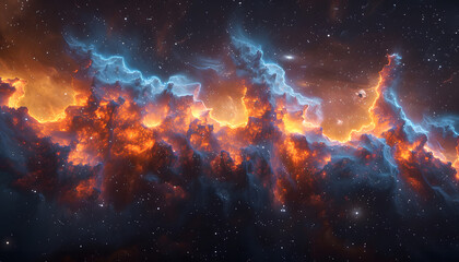 Fototapeta premium space background
