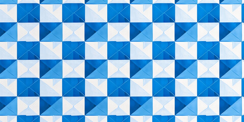 Obraz premium Blue tiles background and texture