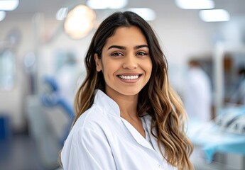 Portrait of a smiling female doctor