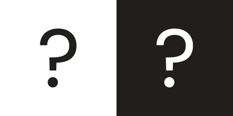question mark icon sign vector