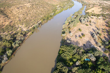 Kunene is a river in Southern Africa. It flows from the Angola highlands southwards to the border...