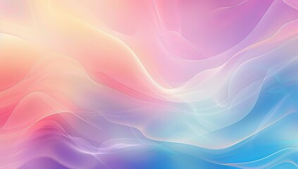 Obraz premium abstract colorful background with smoke gradient with blurred shapes and curves, soft color transitions in the style of various artists