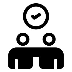 Friendship Glyph Icon