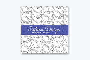 floral pattern design template