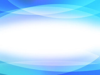 シンプルでおしゃれ ブルーグラデーションの曲線背景素材