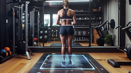 Holographic Workout Guide Providing Real-time Feedback and Virtual Coaching in Home Gym
